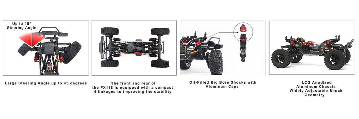 Furitek Siluro Sistema Brushless ESC E Motore Combo Per Fury Wagon FX118, 1/18, Nuovo